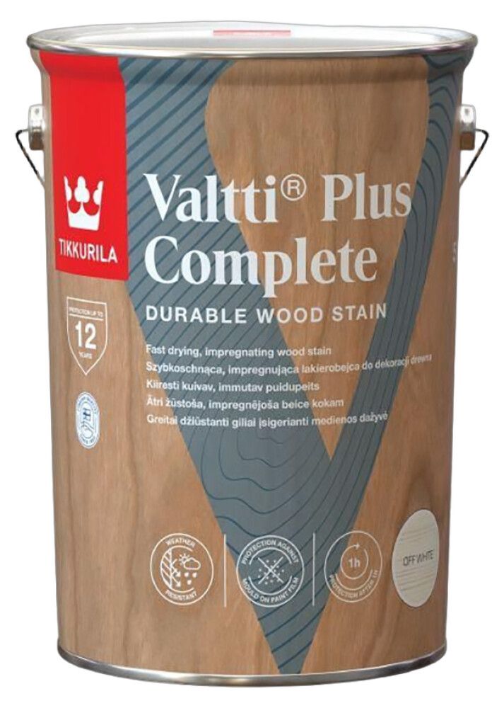 Puidulasuur Tikkurila Valtti Plus Complete Off White 5 l