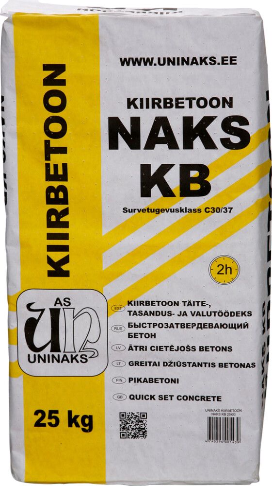 Kiirbetoon Uninaks Naks KB 25 kg