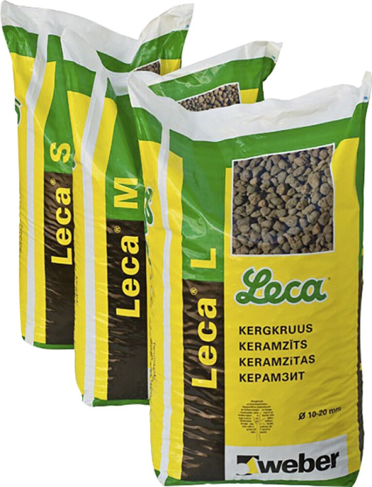 Kergkruus Leca 50 l, S 2 - 4 mm