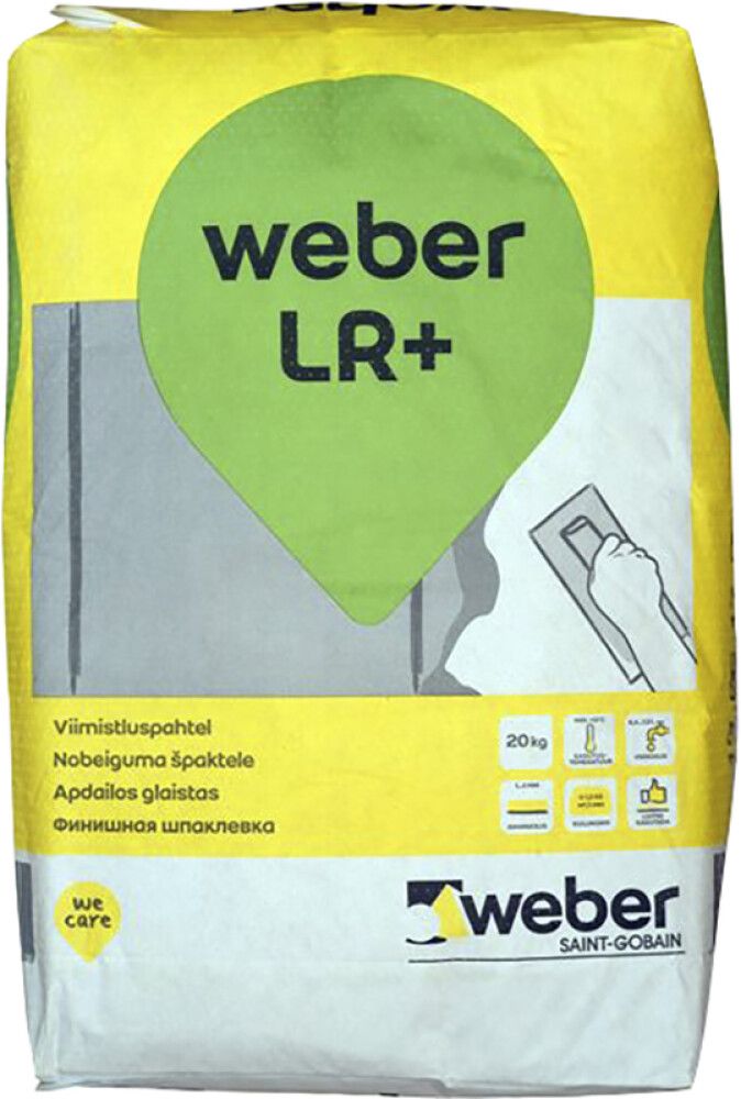 Viimistluspahtel Weber LR+ 20 kg