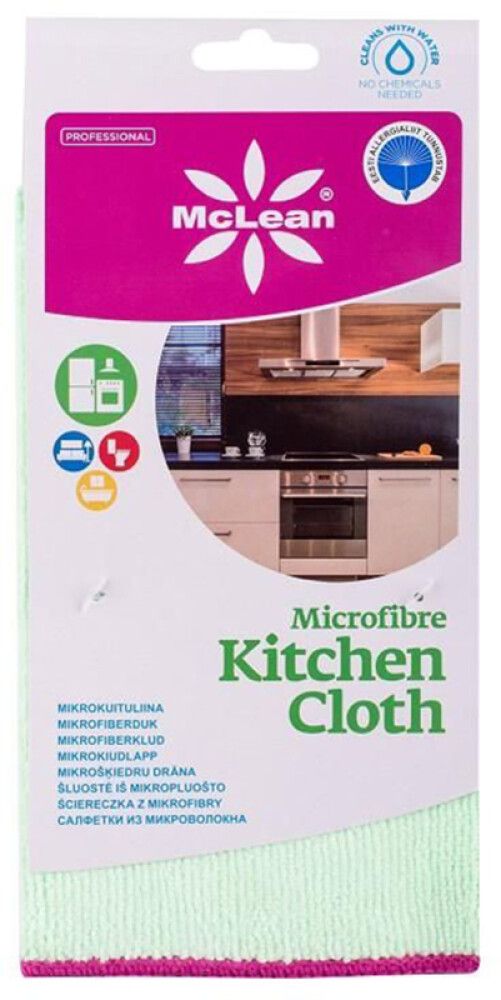Mikrokiudlapp McLean professionaalne, roheline