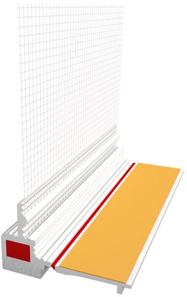 Aknaliiteprofiil Weber 393V 3D võrguga