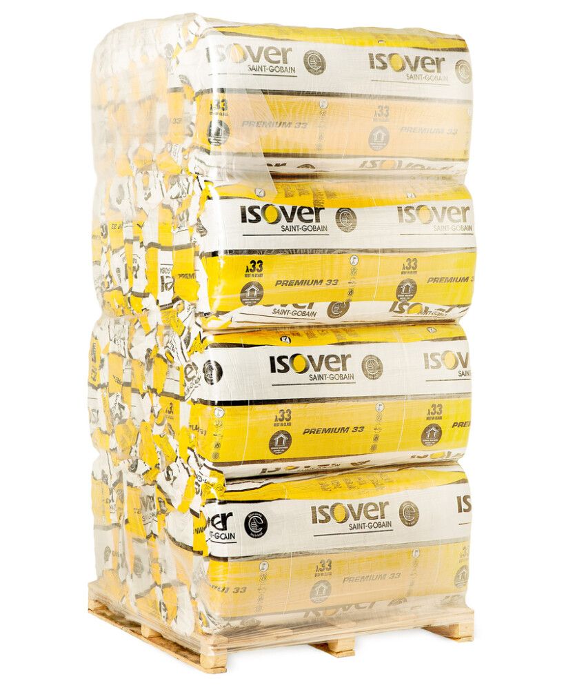 Mineraalvill Isover Premium 33 100 mm