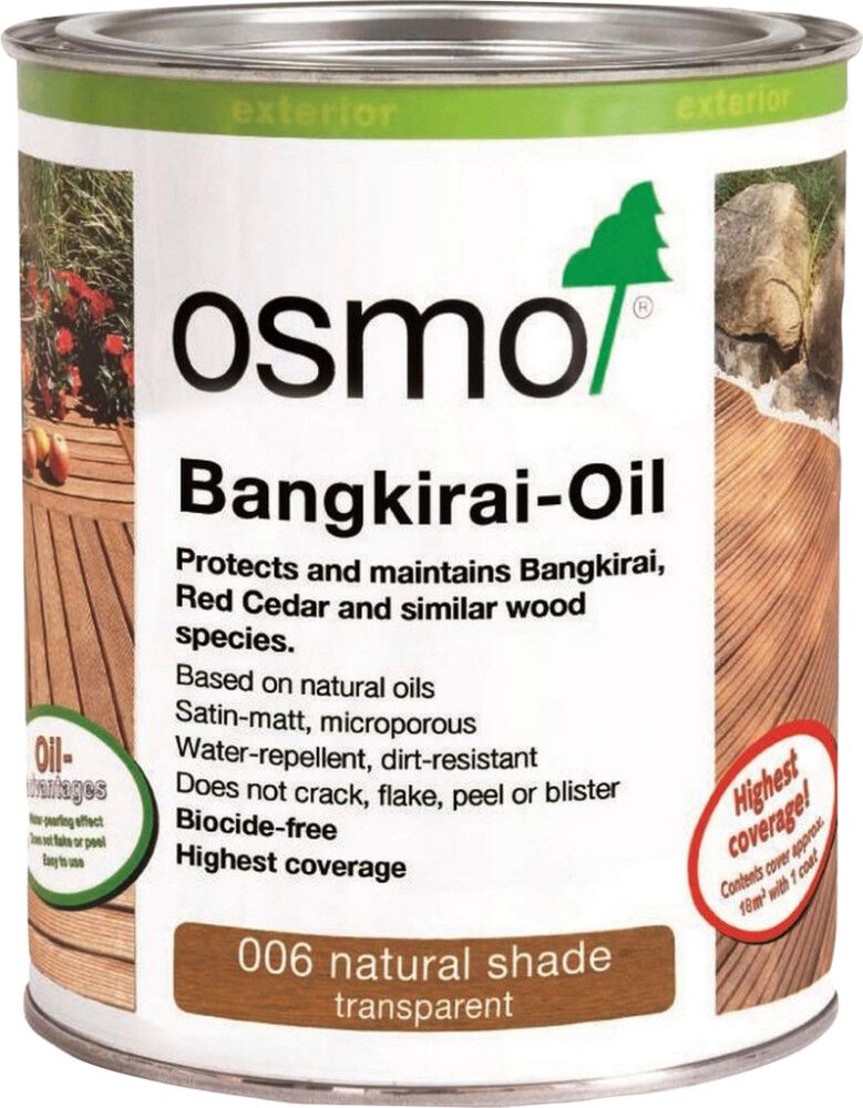 Terrassiõli Osmo Terrassen-Öl 006 Bangkirai 750 ml