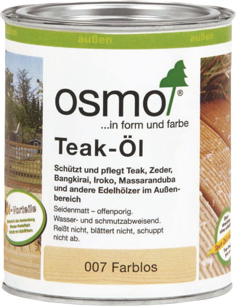 Terrassiõli Osmo Terrassen-Öl 007 Tiigipuu 750 ml