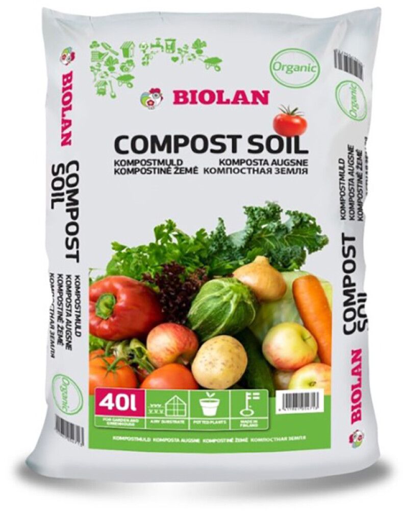 Kompostmuld Biolan Compost soil 40 l