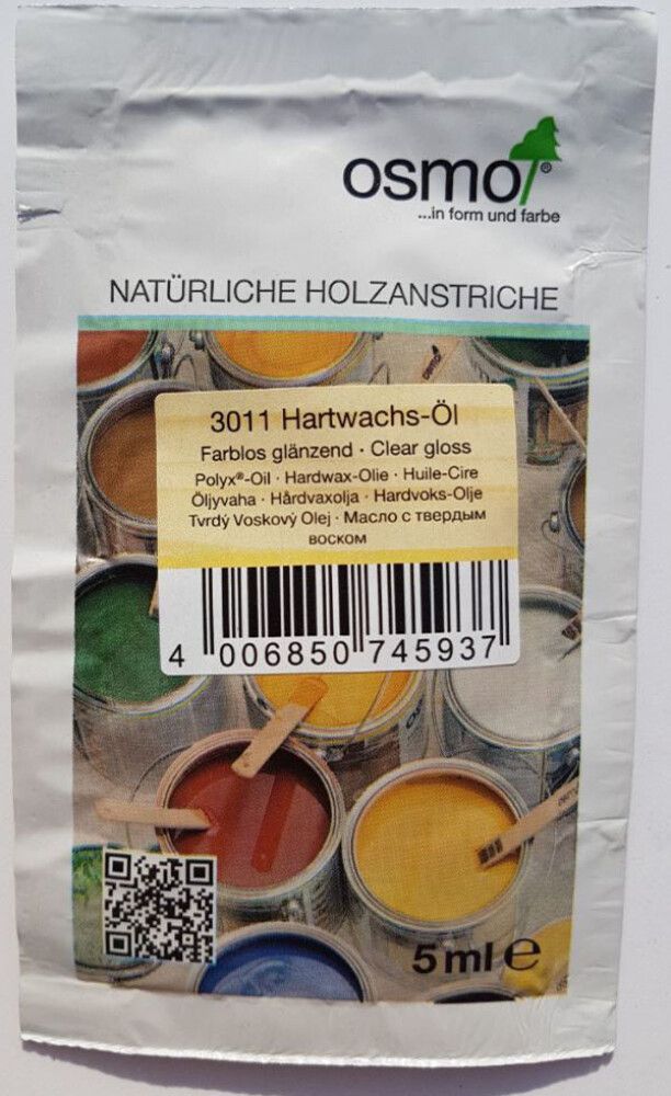 Õlivaha Polyx tester Osmo 3011 Clear gloss 5 ml