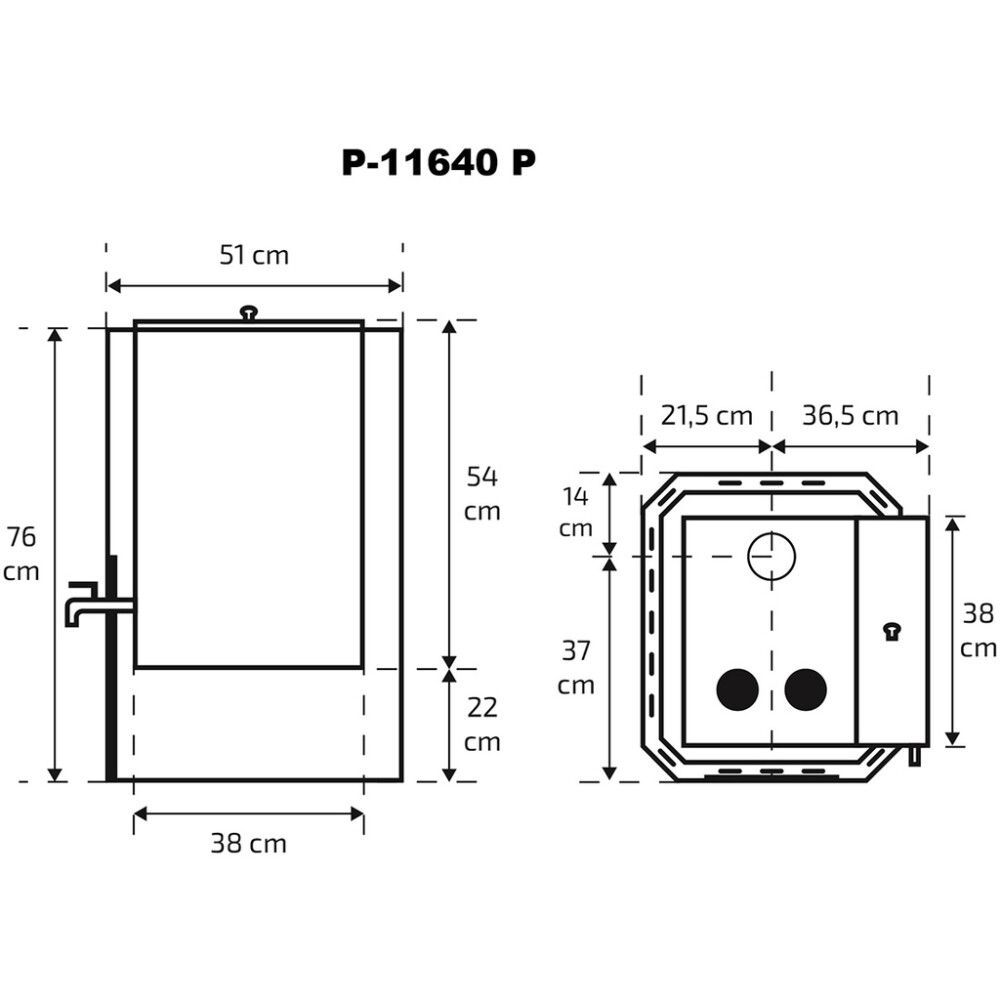Puukeris Skamet P-11640 P
