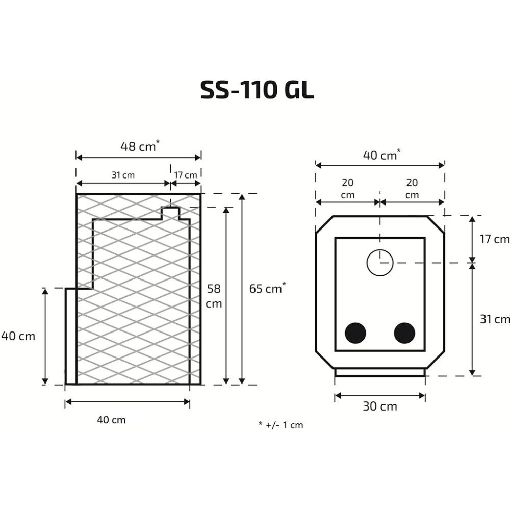 Puukeris Skamet SS-110 GL, 7-12m³