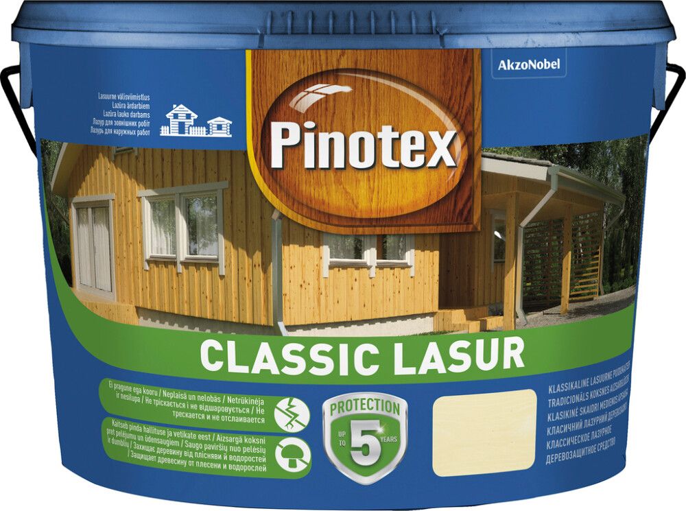 Puidukaitsevahend Pinotex Classic Lasur 10 l, oregon