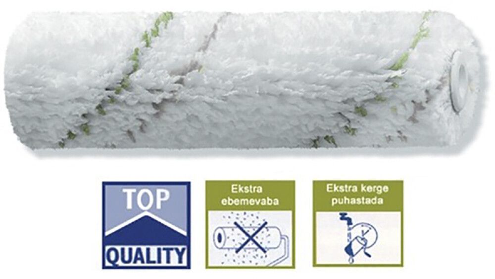 Värvirull Mikro Ø 15, roheline triip