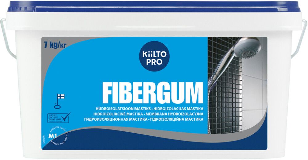 Hüdroisolatsioonimastiks Kiilto Pro Fibergum 7 kg