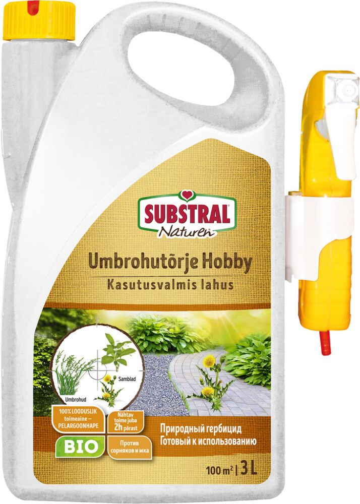Umbrohutõrjevahend Substral® Naturen® HOBBY, kasutusvalmis lahus