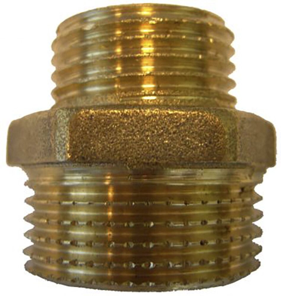 Ahenev kaksiknippel 3/8" x 1/2"