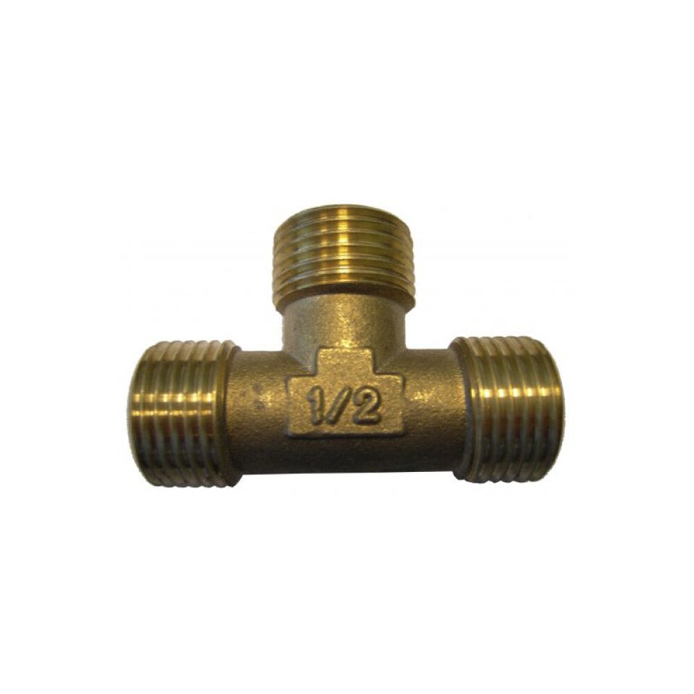 Messing kolmik 1/2" VK