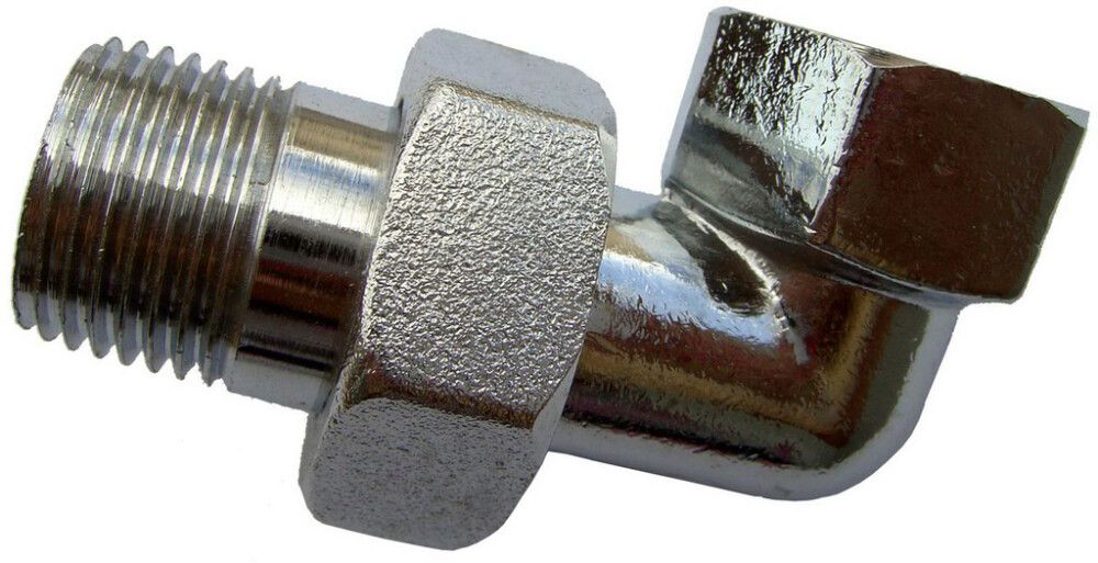 Ameerika mutter kroomitud nurk 1/2" SVK