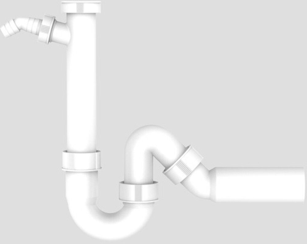 Sifoon köögivalamule 1½" x 50 mm