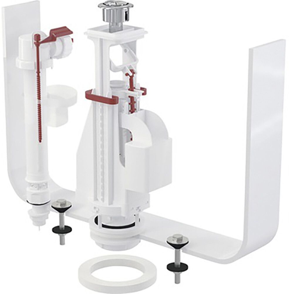 WC loputuskasti mehanismide komplekt 4/6 l