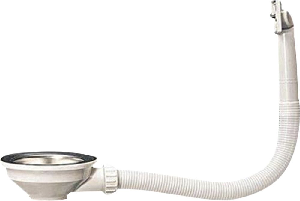 Ülejooksuga sifoonipesa 1 1/2" x 90 mm