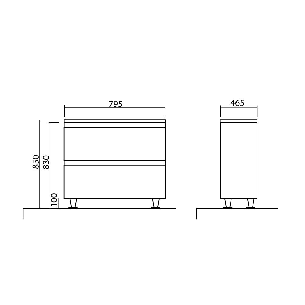 Valamukapp Accent kastan 80 cm