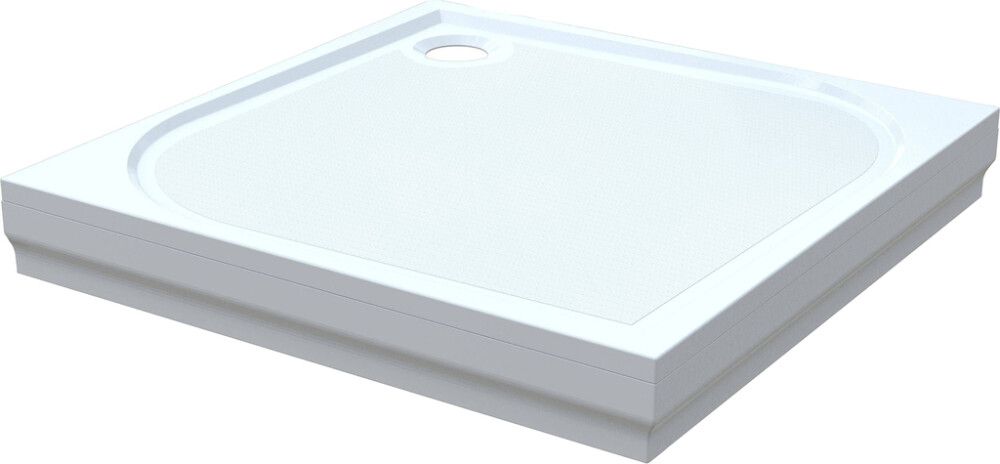 Dušialus Aqualine Noris kivimass 90 x 90 cm kandiline