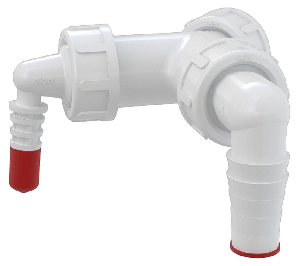 Kahekordne äravoolu ühendus Alcadrain P149Z G1″ – 2 seadmele