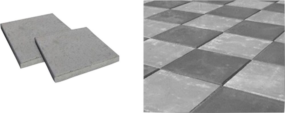 Kõnniteeplaat Ikodor must 400 x 400 x 50 mm