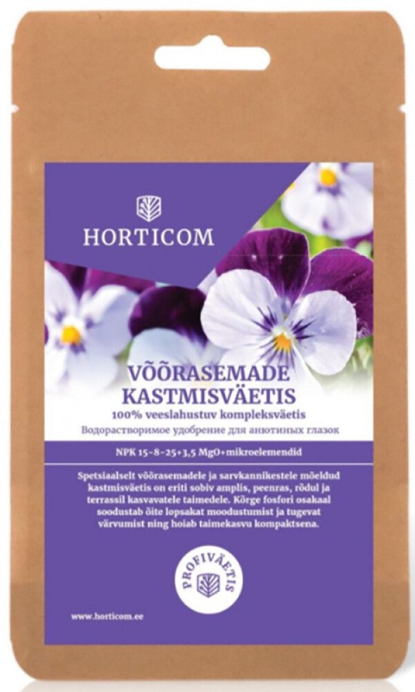Võõrasemade kastmisväetis Horticom 100 g