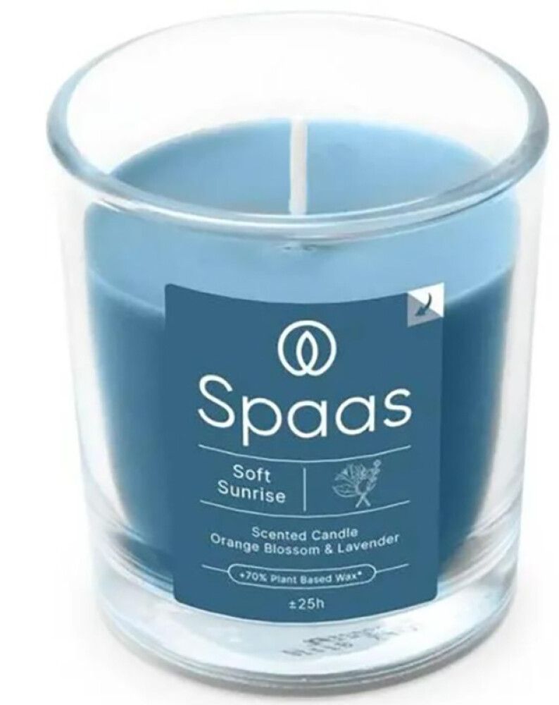 Lõhnastatud küünal klaasis 25 h, lavendel