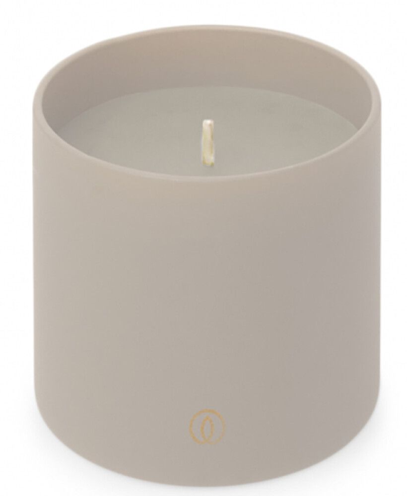 Lõhnastatud küünal matis klaasis 35 h, puuvillaõis/muskus