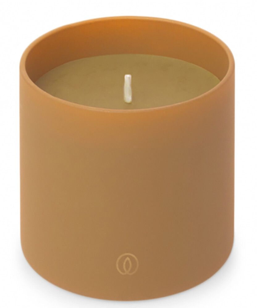 Lõhnastatud küünal matis klaasis 35 h,  kookos/viigipuu