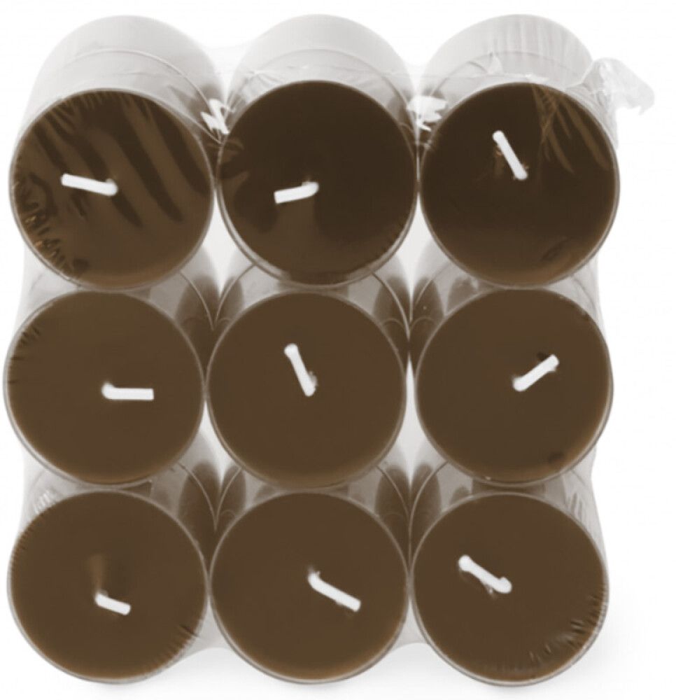 Lõhnastatud teeküünal 4,5 h 18 tk/pk, sandlipuu/iiris