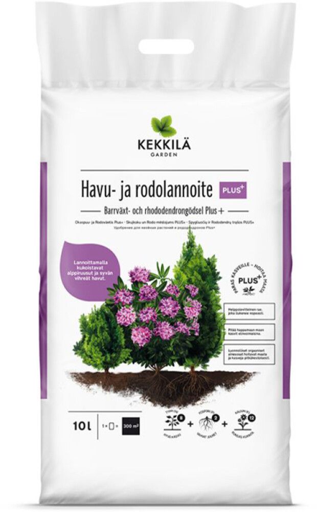 Okaspuu- ja rodoväetis Kekkilä PLUS+ 10 l