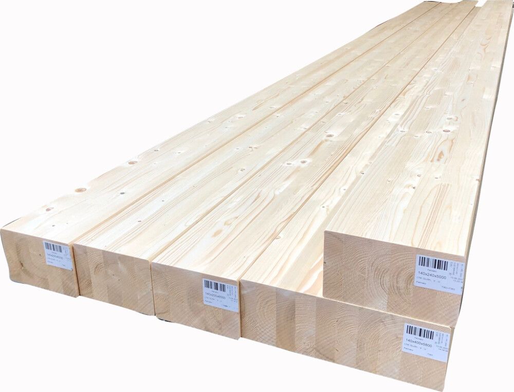 Liimpuittala 120 x 120 x 3000 mm kuusk