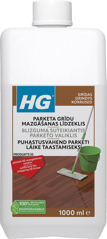 HG puhastusvahend parketi läike taastamiseks 1 l