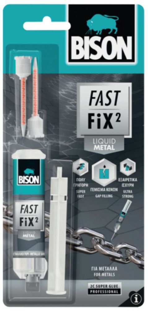 Liim Bison Fast Fix² Liquid Metal 10 g