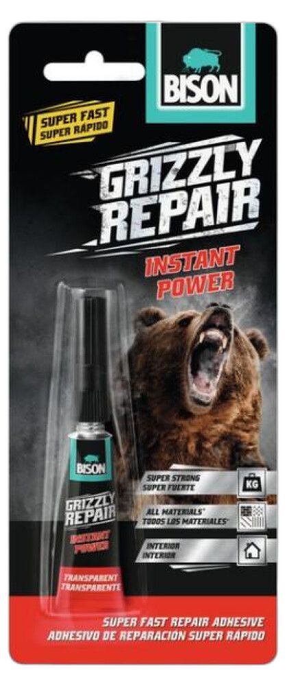 Liim Bison Grizzly Repair Power 3 g