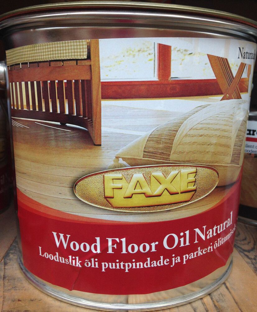 Toonitav puitpõranda õli Faxe 2,7 l