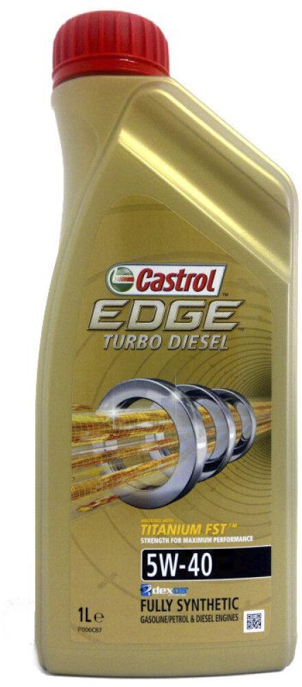 Mootoriõli täissünteetiline Edge FST 5W40 Turbo Diesel