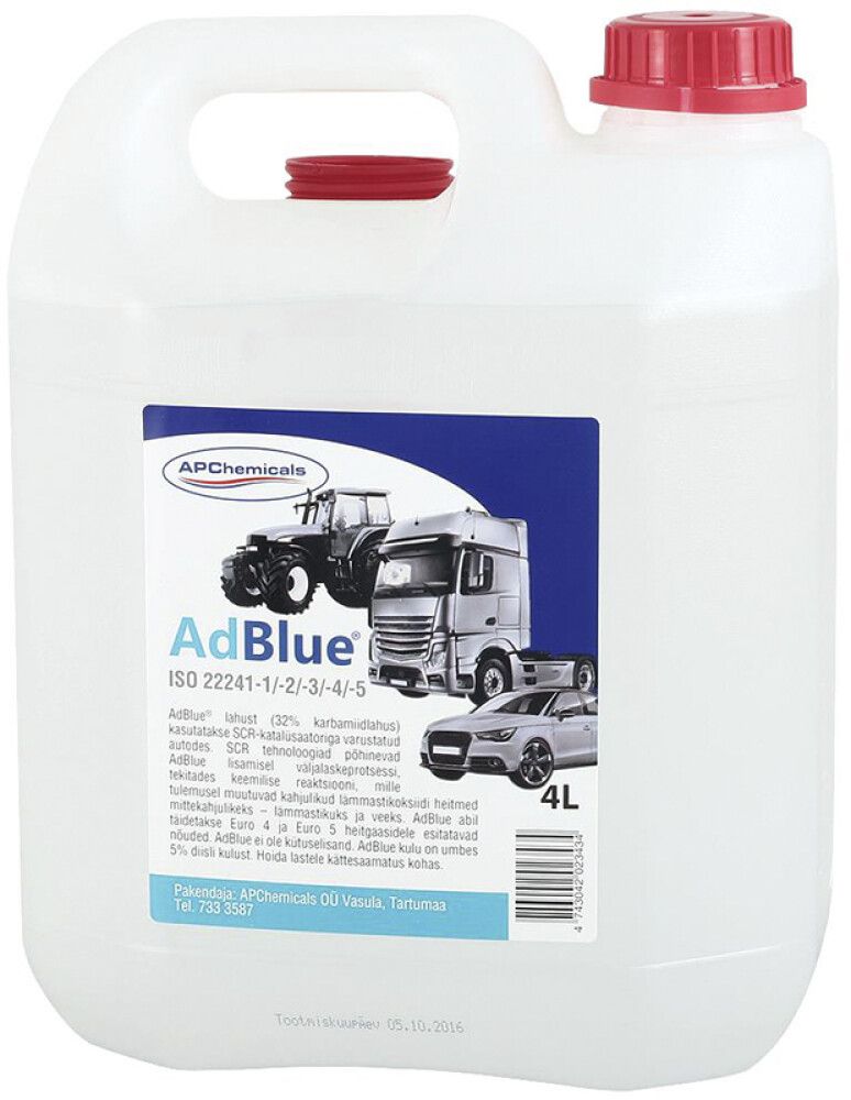 AdBlue AP valamisotsikuga 4 L