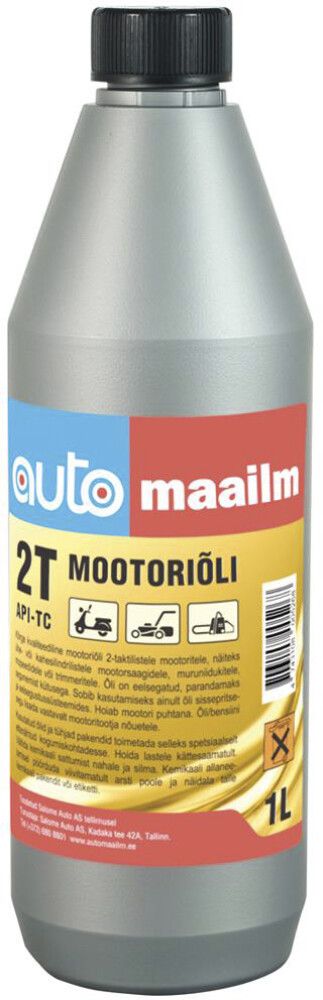 2-taktilise mootori õli Automaailm 1 l
