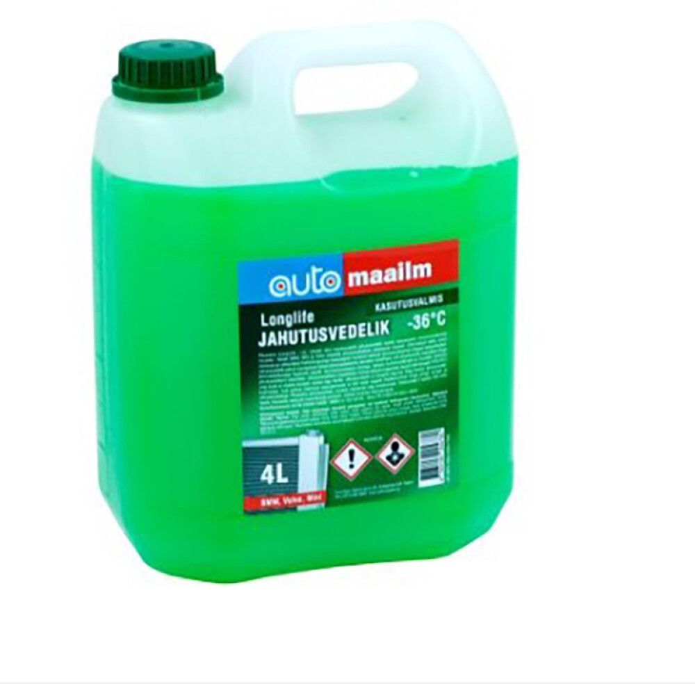 Jahutusvedelik BMW, Volvo, Mini Longlife, roheline 4 l