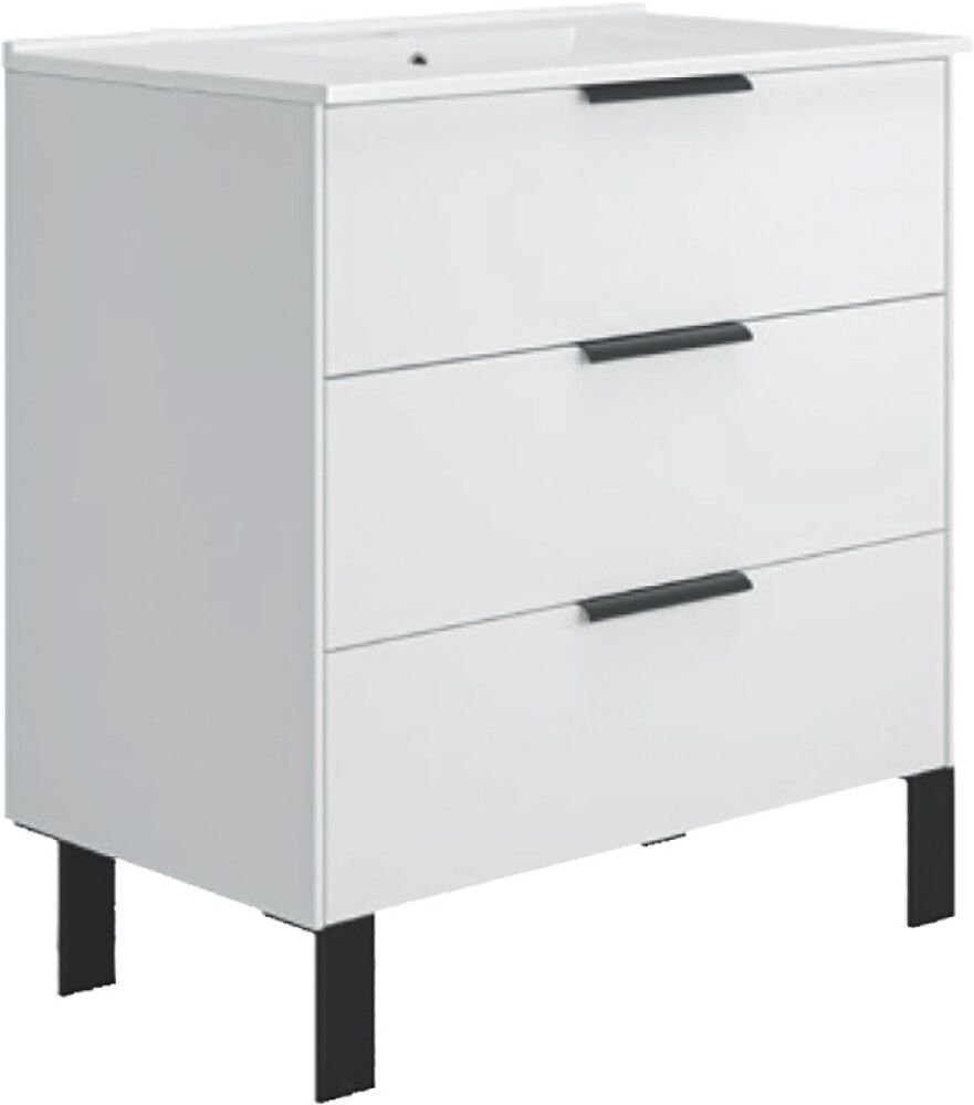 Valamukapp valamuga Ordonez Alboran 80 cm matt valge