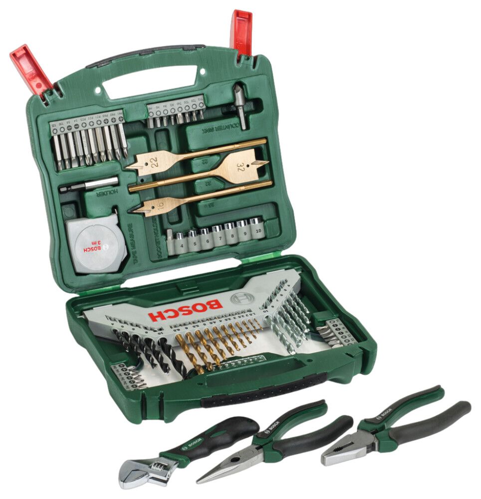 Tarvikute komplekt Bosch Titanium X-Line 70-osaline