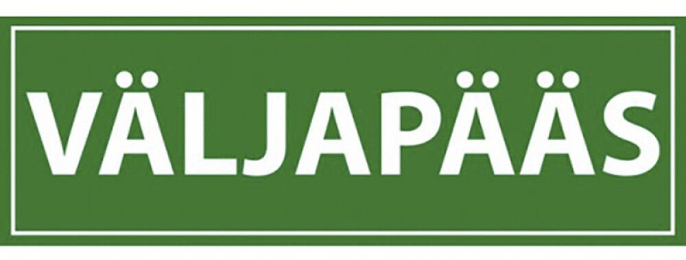 Kleebis "Väljapääs"