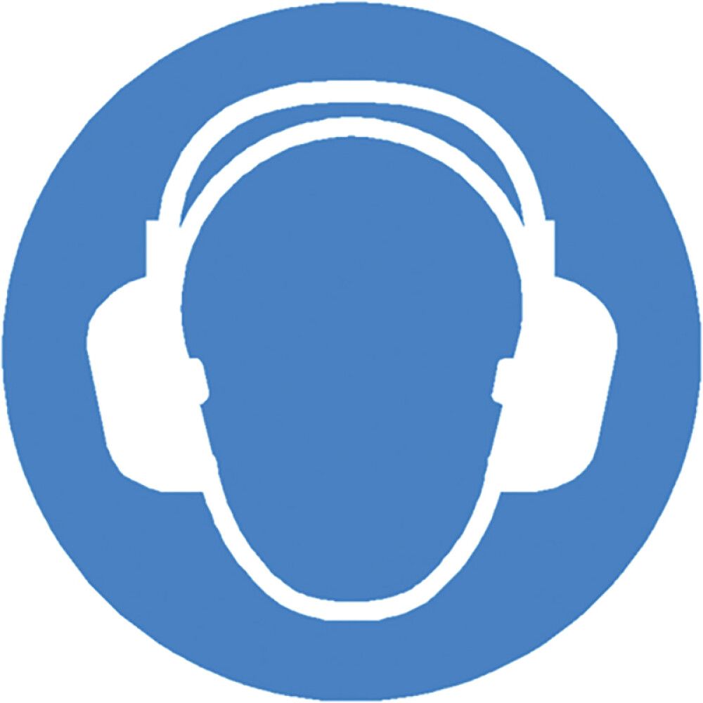 Kleebis "Kanna kuulmiskaitsevahendit" 123
