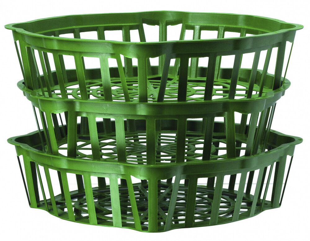 Lillesibulate istutuskorv ovaalne 25 x 6 cm