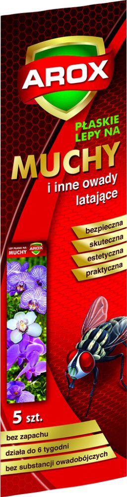 Kärbsepaber Arox lillemustriga 5 tk/pakis