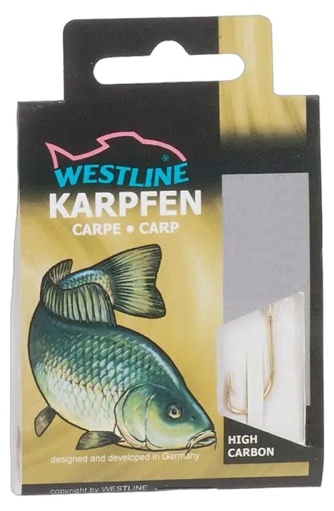 Konksud Karpfen kuldne nr 2 10 tk