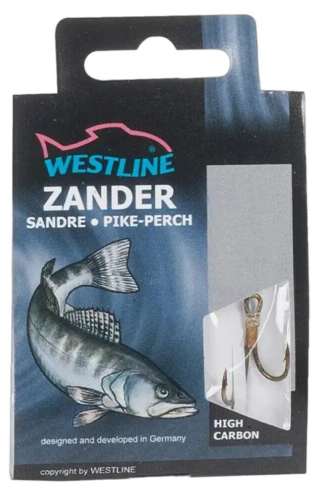 Konksud Zander pruun nr 6 5 tk